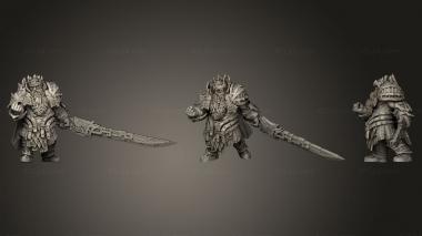 Military figurines Fire Giant King 3d model