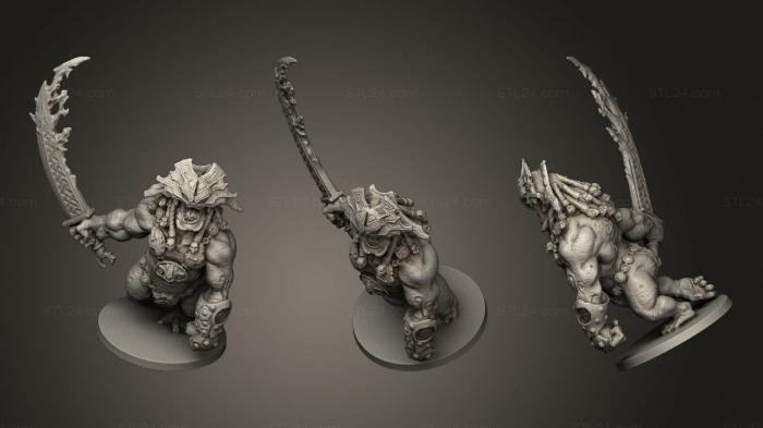 Military figurines (Fire Giant, STKW_0964) 3D models for cnc