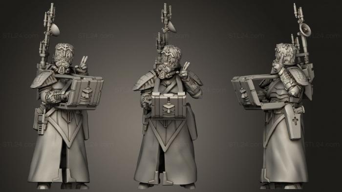 Military figurines (Firsborn Voxcaster, STKW_0965) 3D models for cnc