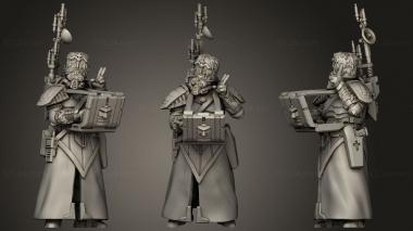 Military figurines Firsborn Voxcaster 3d model