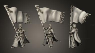 Military figurines Firstborn Banner Lord 3d model