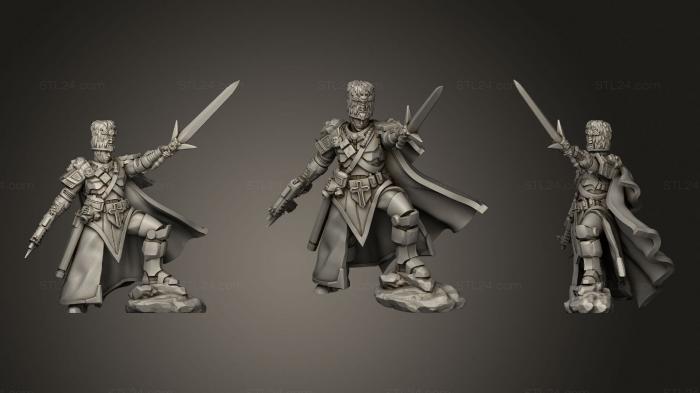 Military figurines (Firstborn Commander, STKW_0968) 3D models for cnc
