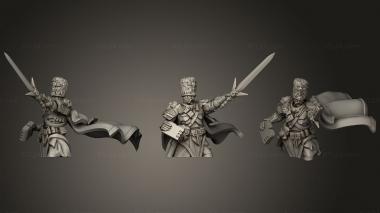 Military figurines Firstborn Tank Commander 3d model