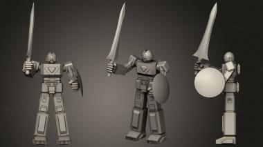 Military figurines flashman flash king 3d model