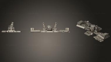 Military figurines Foldable Robot MM 3d model