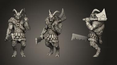 Military figurines Forest folk 3d model