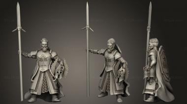 Military figurines Fountain Guard ohne Helm 3d model
