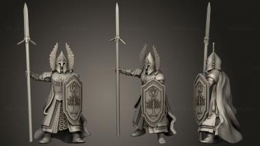 Military figurines Fountain Guard 3d model