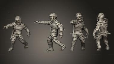 Military figurines Mum Body 01 3d model