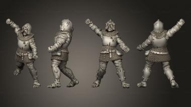 Military figurines Mummies 01 3d model