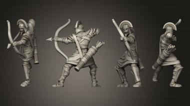 Military figurines Mummy Archer 2 3d model