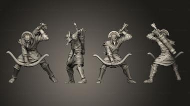 Military figurines Mummy Archer 3d model