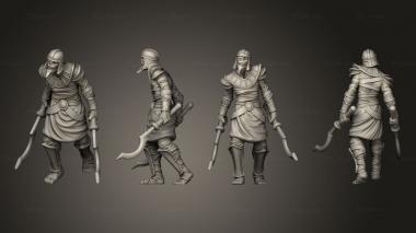 Military figurines Mummy handsword 3d model
