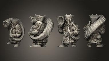 Military figurines MUSICIAN 02 3d model