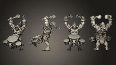 Military figurines MUSICIAN 05 3d model