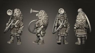 Military figurines MUSICIAN 06 3d model