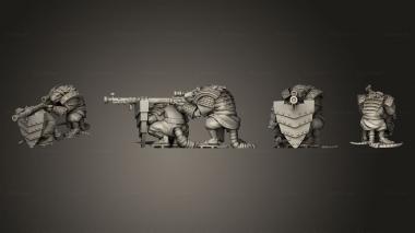 Military figurines Mutara Ratshooter 3d model