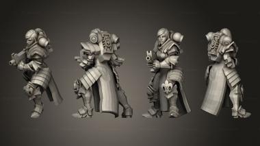 Military figurines Mylakovich s Sisters bolter 3d model