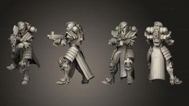Military figurines Mylakovich s Sisters 3d model