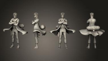 Military figurines naruto 3d model