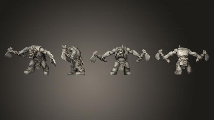 Military figurines (Native Orkz 1, STKW_10061) 3D models for cnc
