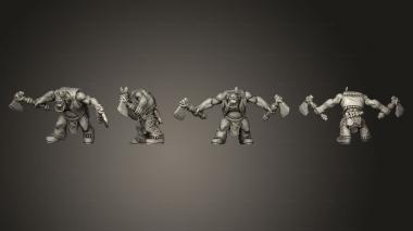 Military figurines Native Orkz 1 3d model