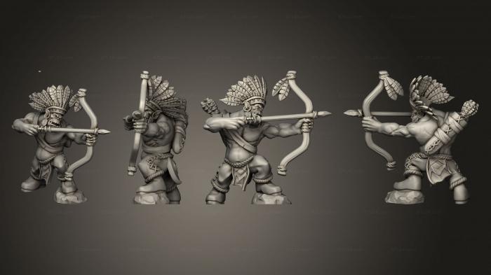 Military figurines (Native Orkz 2, STKW_10062) 3D models for cnc