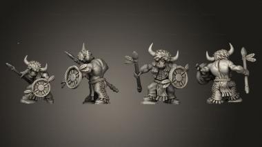 Military figurines Native Orkz 6 3d model