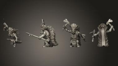 Military figurines Native Orkz 10 3d model
