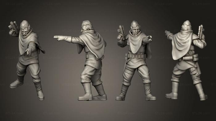 Military figurines (Naval Troopers authority navy field commander cape, STKW_10073) 3D models for cnc