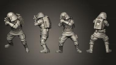 Military figurines Naval Troopers naval trooper 2 3d model