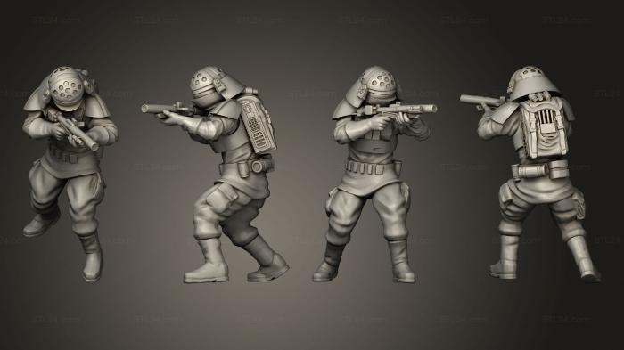 Military figurines (Naval Troopers naval trooper heavy, STKW_10078) 3D models for cnc