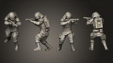 Military figurines Naval Troopers naval trooper heavy 3d model