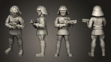 Military figurines Navy Trooper 1 3d model