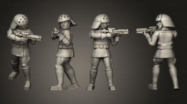 Military figurines Navy Trooper 2 3d model