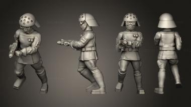 Military figurines Navy Trooper 6 3d model