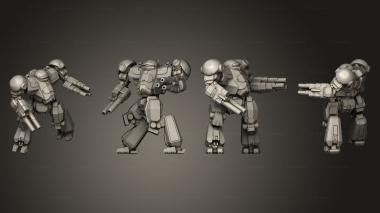 Military figurines NCT Prime 4 3d model