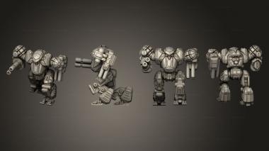 Military figurines Nct Stalking 3d model