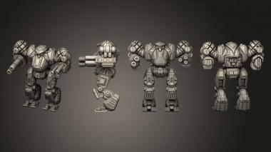 Military figurines Nct Static 3d model