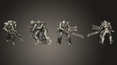 Military figurines Necroyd Tomb Lords Promos 3d model
