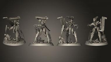 Military figurines Necroyd Tomb Lords Scorpion Lord 3d model