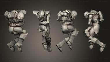 Military figurines Necroyd Tomb Lords 02 3d model