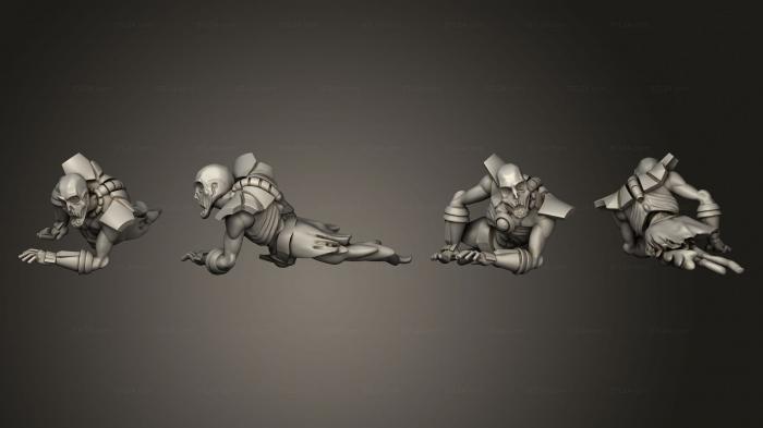 Military figurines (Necroyd Tomb Lords 03, STKW_10142) 3D models for cnc