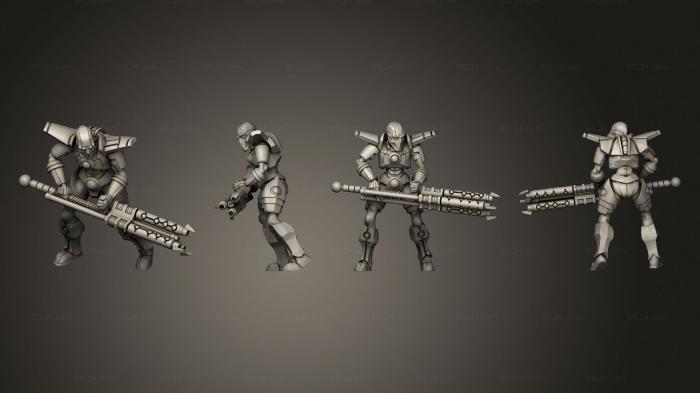 Military figurines (Necroyd Tomb Lords 04, STKW_10143) 3D models for cnc