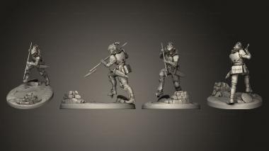 Military figurines Neko Figurines 3d model