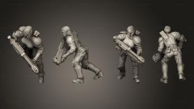 Military figurines Nemesis exploradora 3d model