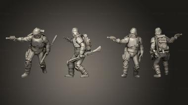 Military figurines Nerfed Bounty Hunter 3d model