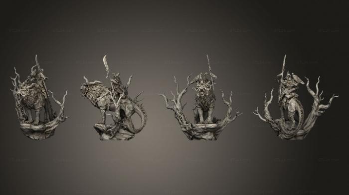 Military figurines (Nian 2, STKW_10156) 3D models for cnc