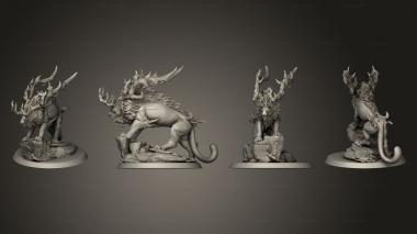 Military figurines Nian Beast 3d model