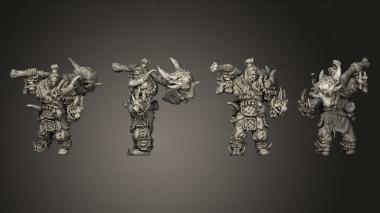 Military figurines Nickeys Hatchery Danai  01 3d model